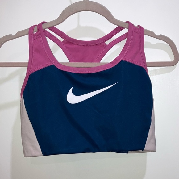 Nike Dri-fit athletic / Swim Top Blue and Pink with Racerback Design - Picture 13 of 15
